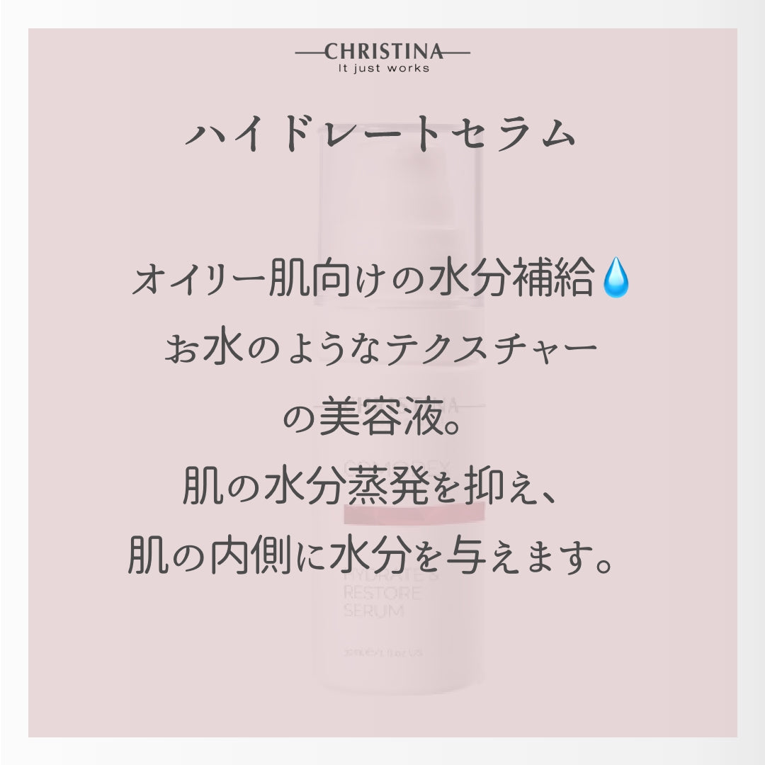 【皮脂過多】【白ニキビ】【インナードライ】ハイドレートセラム