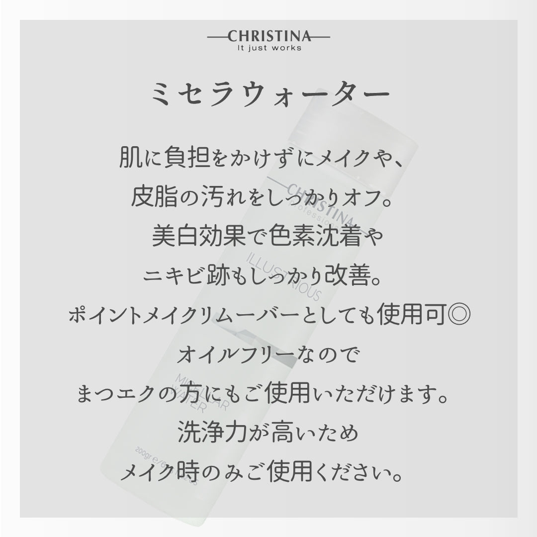 【ポイントメイク】【旅行ケア】ミセラウォーター