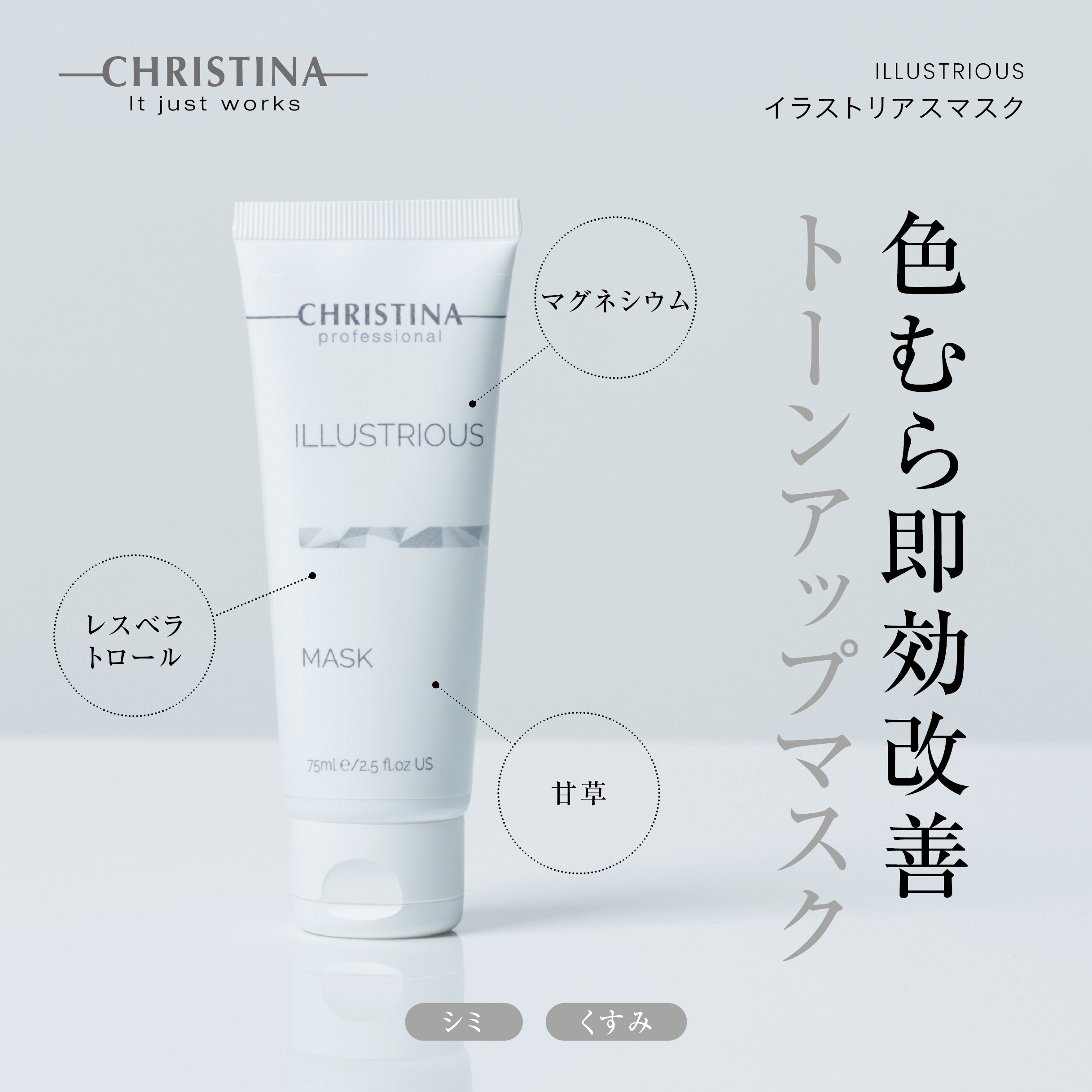 【日焼け後のリカバリー】【くすみ】美白マスク