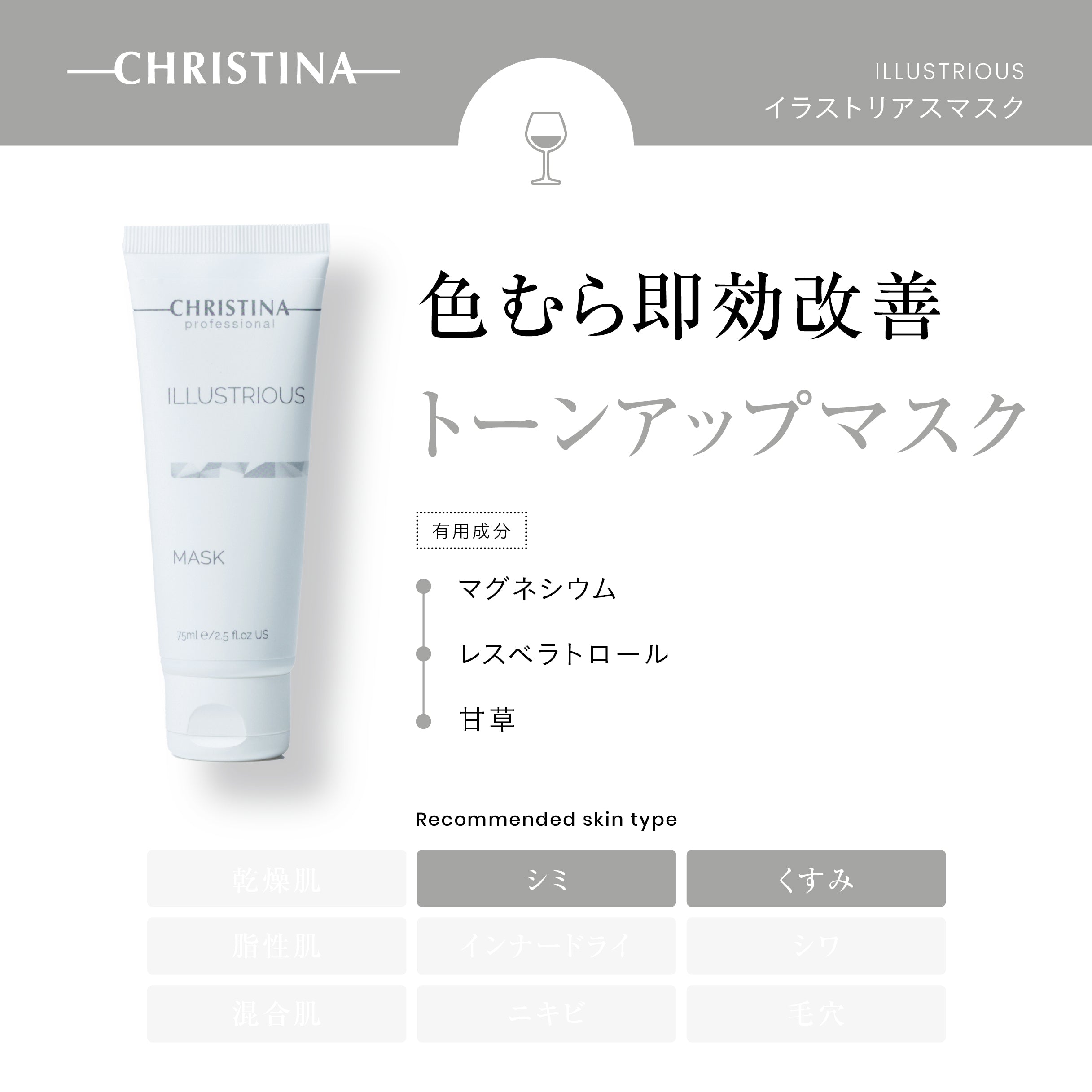 【日焼け後のリカバリー】【くすみ】美白マスク