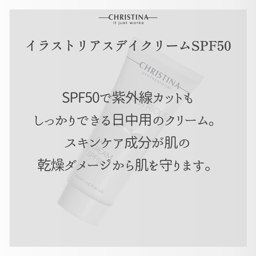 【紫外線予防】イラストリス デイクリームSPF50