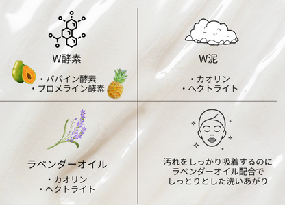 Wエンザイム酵素洗顔　