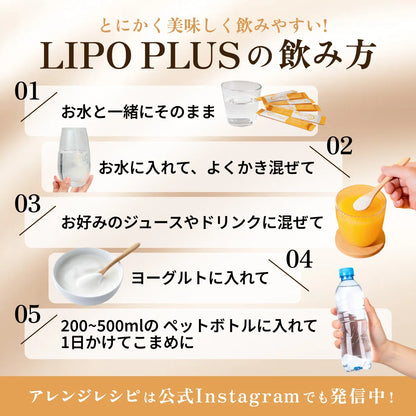 LIPO PLUS リポプラス リポソームビタミンC 1500mg