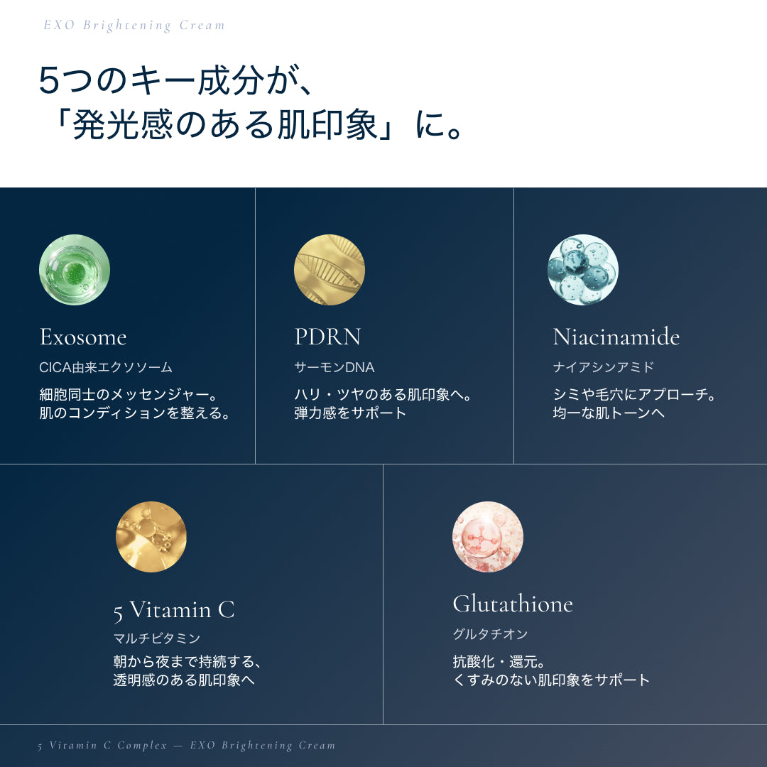 キュアネックス｜EXOブライトニングクリーム