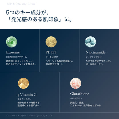 キュアネックス｜EXOブライトニングクリーム