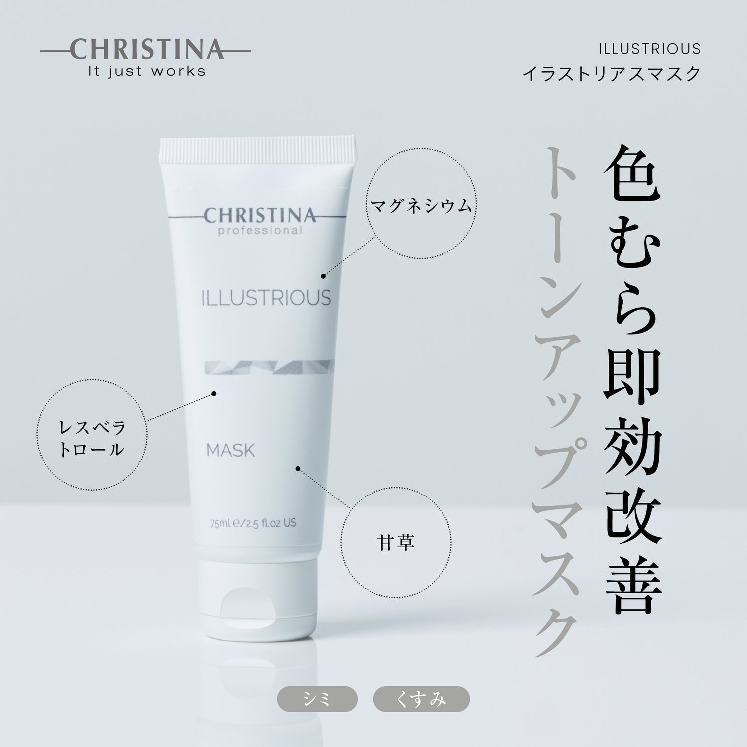 【日焼け後のリカバリー】【くすみ】美白マスク