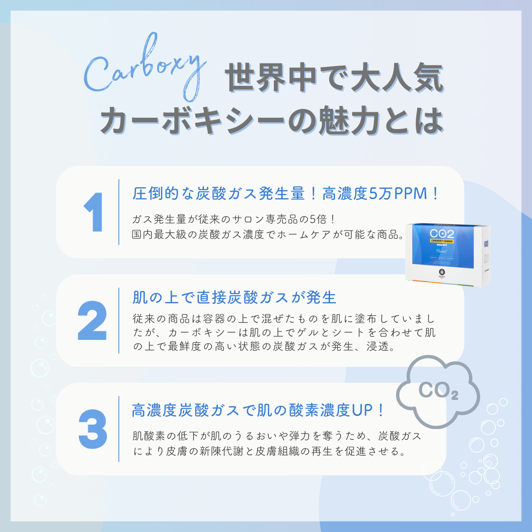 CO2トリートメント【カーボキシー炭酸パック】５回分